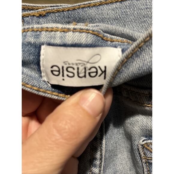 Kensie Jeans Women’s 8/29 High Rise Light Blue Relaxed Straight 25” Inseam - Picture 9 of 9